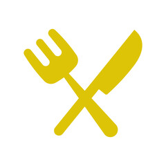 Fork and Knife Flat Style