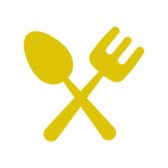 Fork and Spoon Flat Style