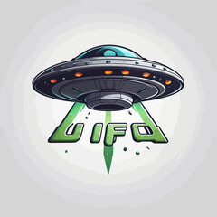 Ufo Cartoon Design Very Cool