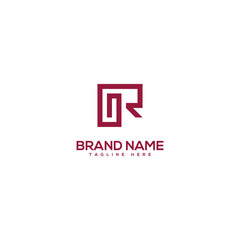Modern creative letter GR RG logo design vector element. Initials business logo.