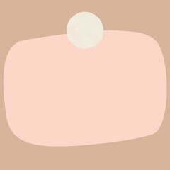 pink frame with note paper