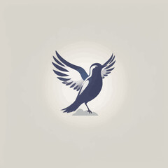 Bird logo Cartoon Design Very Cool