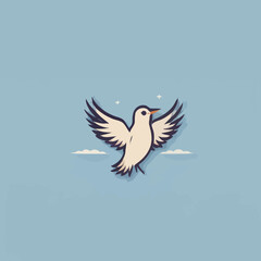 Bird logo Cartoon Design Very Cool