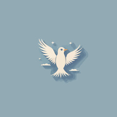 Bird logo Cartoon Design Very Cool