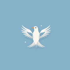 Bird logo Cartoon Design Very Cool