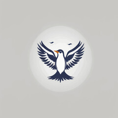 Bird logo Cartoon Design Very Cool