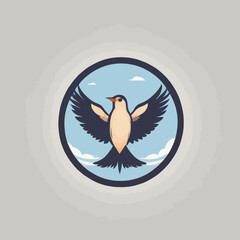 Bird logo Cartoon Design Very Cool