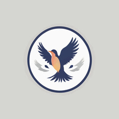 Bird logo Cartoon Design Very Cool