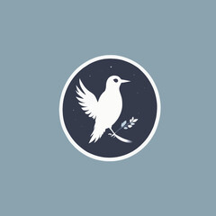 Bird logo Cartoon Design Very Cool