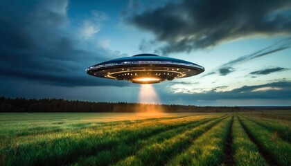 Obraz premium ufo in the sky