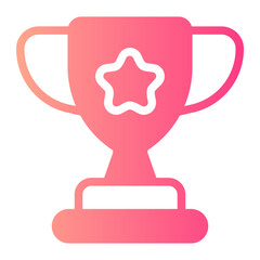 trophy gradient icon