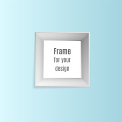 Set of vintage realistic photo frames isolated on transparent background. Vector photo frame layout design. Perfect for your presentations. Vector illustration