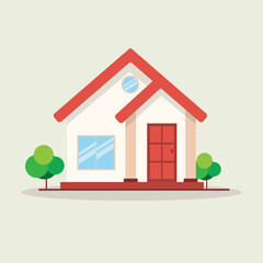 Fototapeta premium Home icon vector design free download