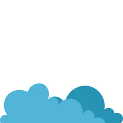 Blue Cloud Footer