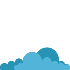 Blue Cloud Footer