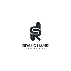Modern letter DR RD logo design vector template. Initials monogram icon.