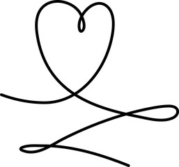 Heart drawing, love, valentine, romantic