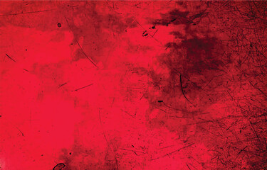 red paint background with paint on a wall texture. 