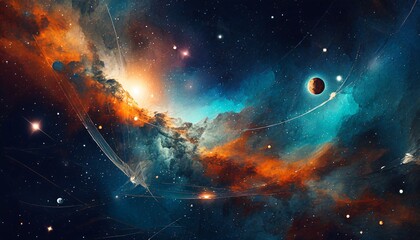 galaxy in space