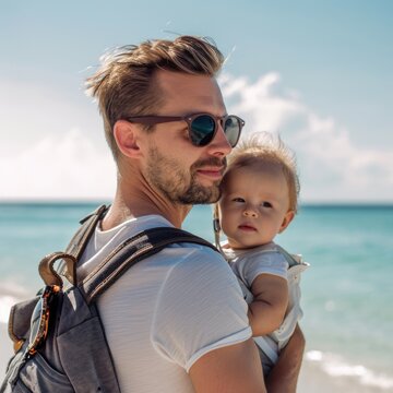 A Father and Son Experience. Fictional Character Created By Generated By Generated AI.