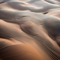 Fototapeta na wymiar Abstract patterns in sand dunes.