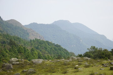 Fototapeta na wymiar Tropical mountain landscape