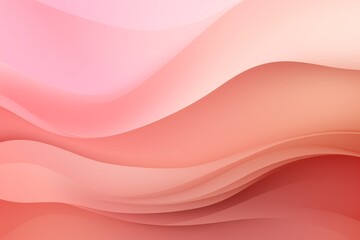 Blush Pink to Chestnut abstract fluid gradient design, curved wave in motion background for banner, wallpaper, poster, template, flier and cover