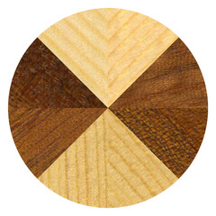 Wooden marquetry can be patterns created from the combination of pine and walnut wood, wooden...