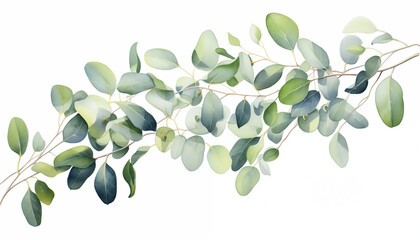 Watercolor Eucalyptus