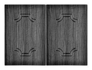 Decorative a black white two wooden kitchen oak cabinet door