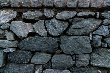 Stone wall background, texture, Italy