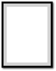 Photo Frame Vector illustration. Picture frame set with shadow.
