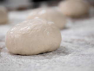 Fototapeta na wymiar bread dough in preparation