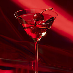 glass of red wine