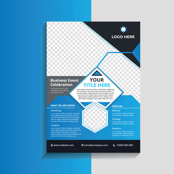 Modern and creative flyer design template for business
