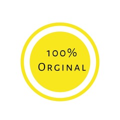 100% original poster on white background