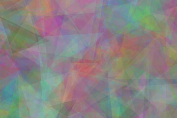 Fototapeta premium abstract colorful background with lots of transparent triangles