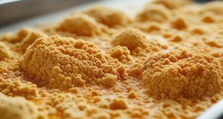  Close-up of a textured surface, possibly a food item or a material
