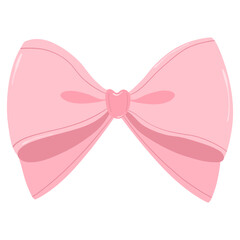 Pink Coquette Ribbon Bow 