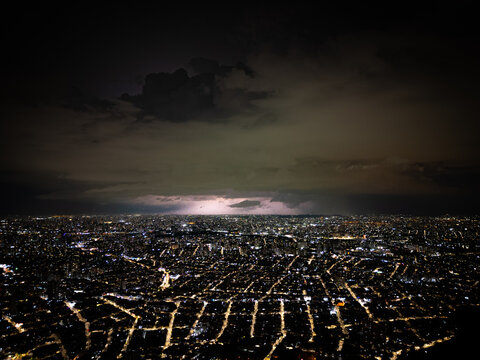 Tempestade S&atilde;o Paulo a noite