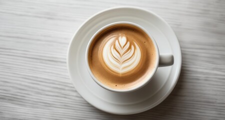  A moment of tranquility with a perfect cup of coffee