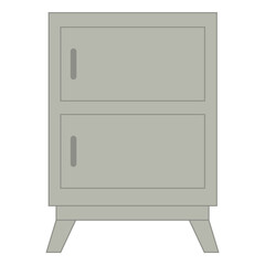 Flat Furniture Element Illustration
