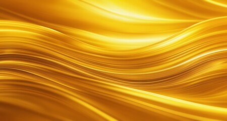  Golden waves of light, a symbol of prosperity and wealth