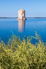 the Ancient Spanish Mill, symbol of the city of Orbetello in Tuscany