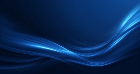  Electric blue abstract wave design