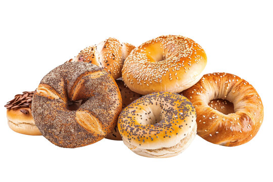 Bagel Barn isolated on transparent background