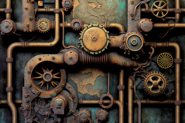 Technological theme background