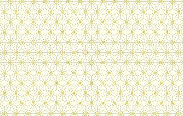 スウォッチ付きの和柄パターン、麻の葉模様