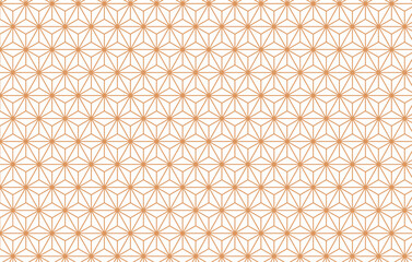 スウォッチ付きの和柄パターン、麻の葉模様