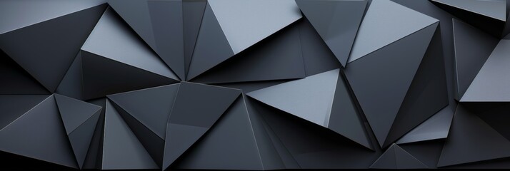 Dynamic 3d abstract background featuring a vibrant mix of black, grey, and bright elements